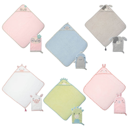Baby Hooded Towel und Bath Mitt Sortiment