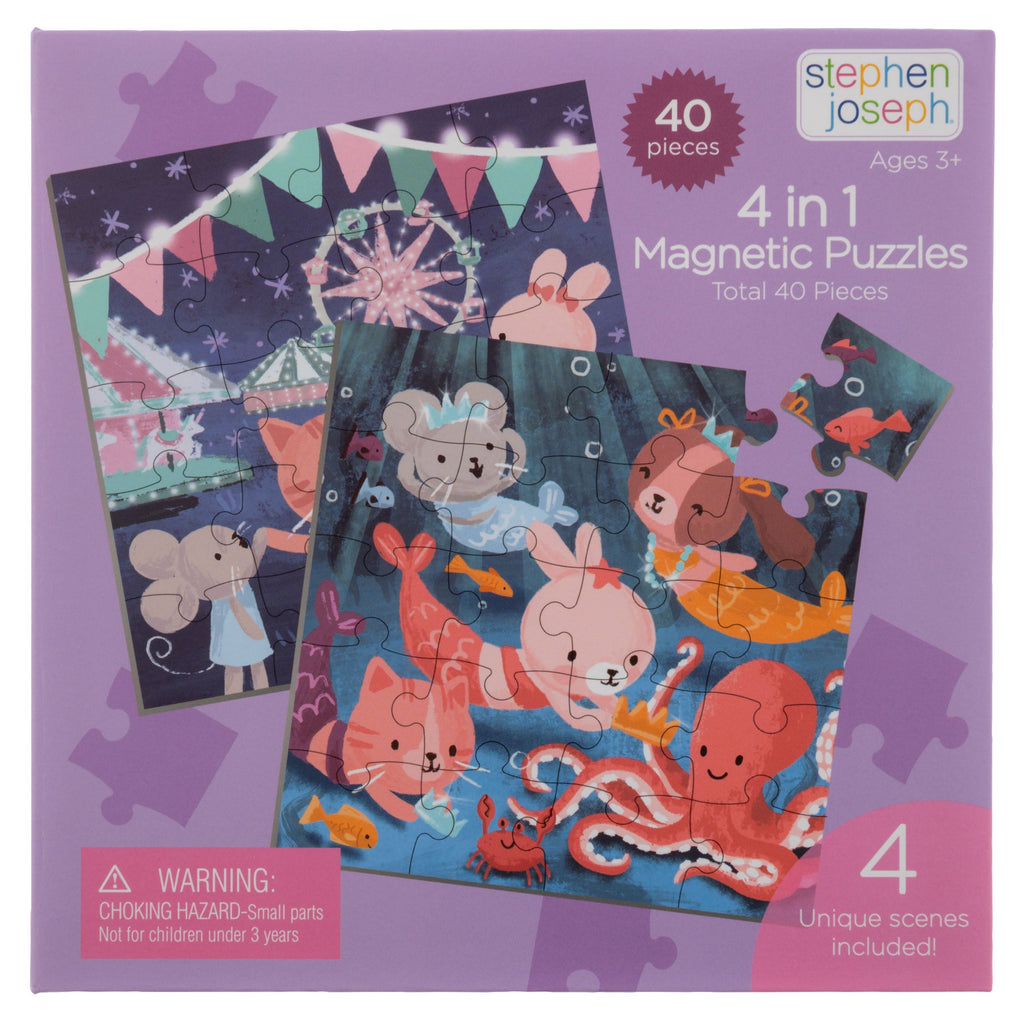 4 In 1 Magnetisches Puzzle Buch