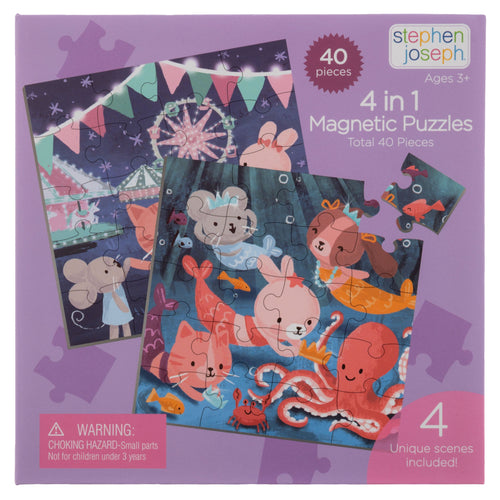 4 In 1 Magnetisches Puzzle Buch
