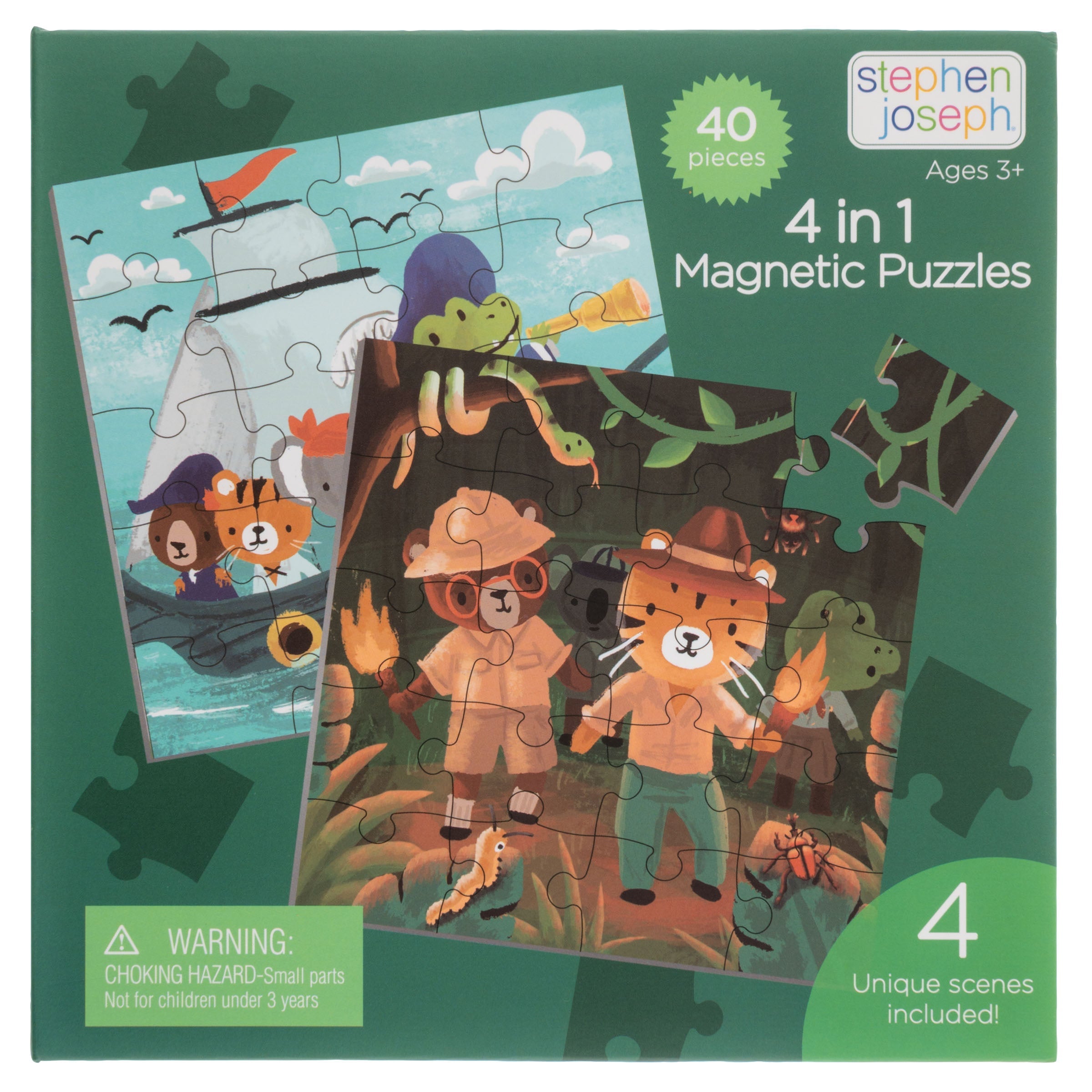 4 In 1 Magnetisches Puzzle Buch