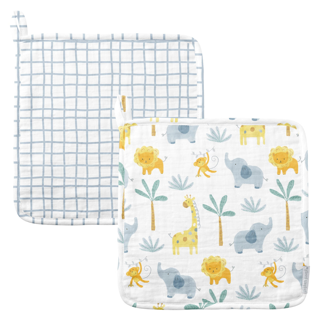 Musselin Waschlappen Sets
