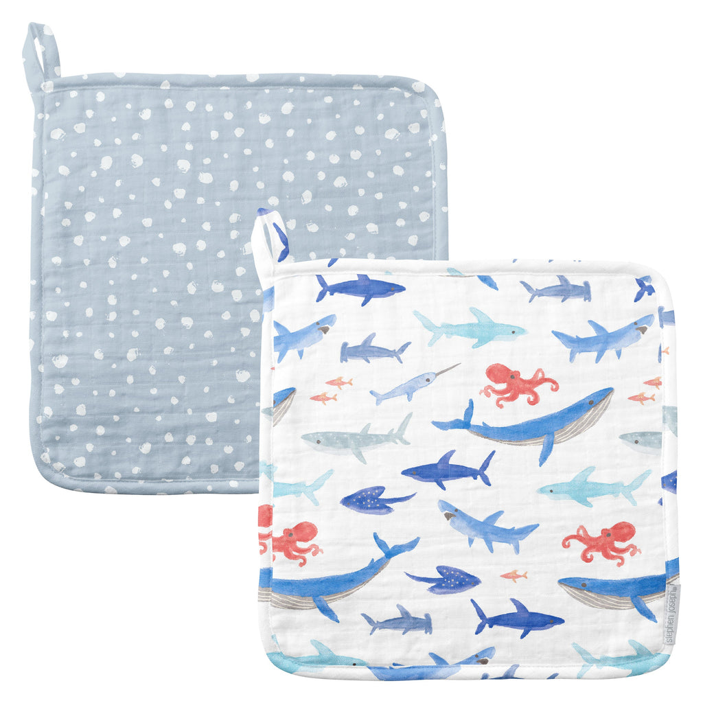 Musselin Waschlappen Sets