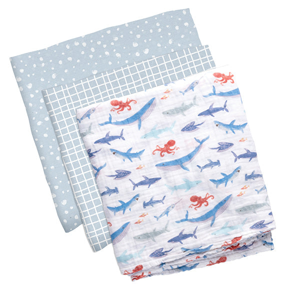 Musselin Deckenset 3 Packung