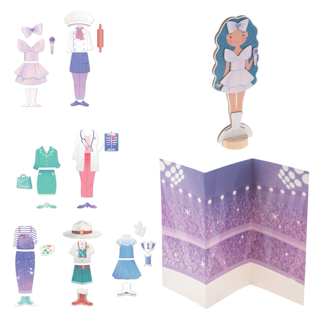 Magnetic Dress Up Puppen