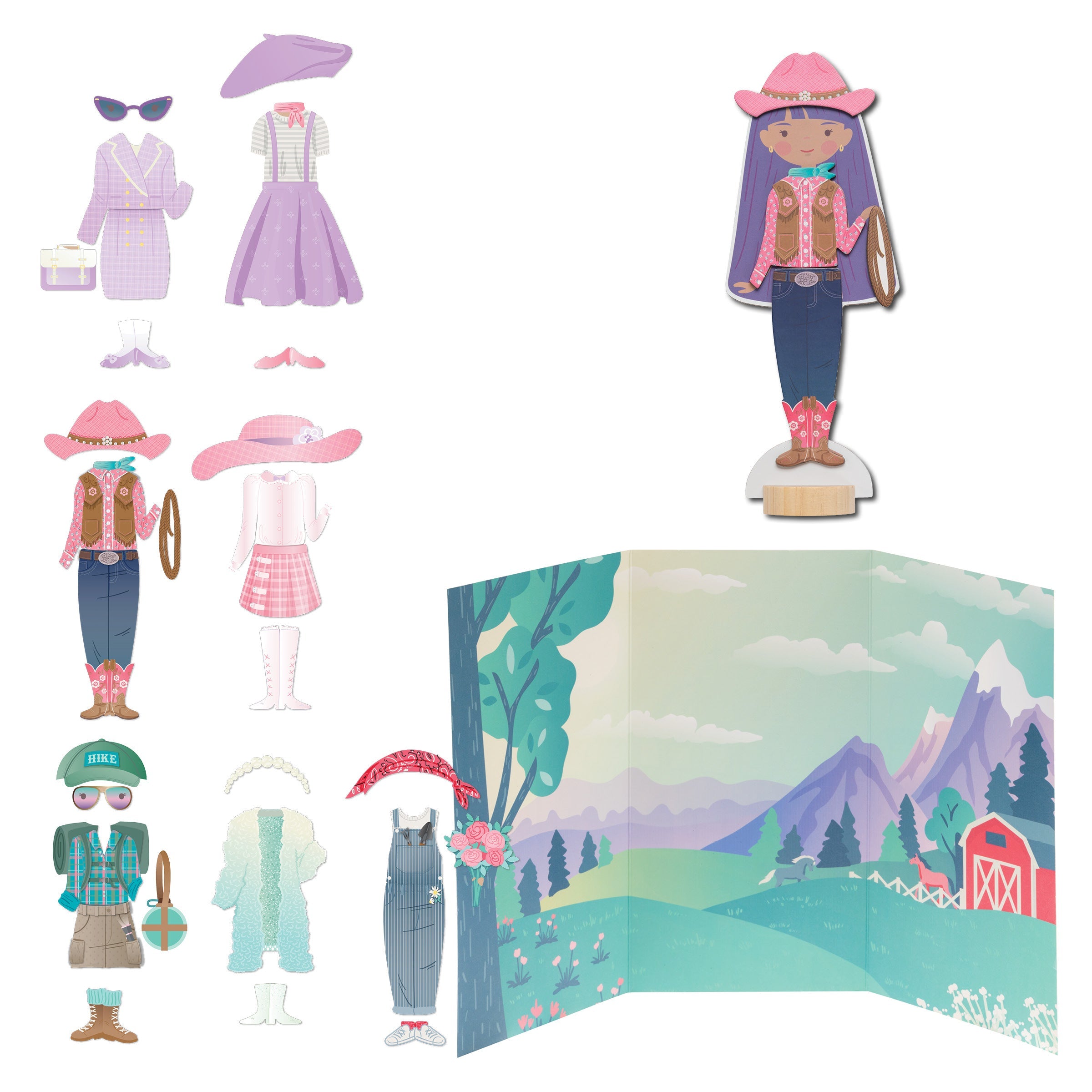 Magnetic Dress Up Puppen