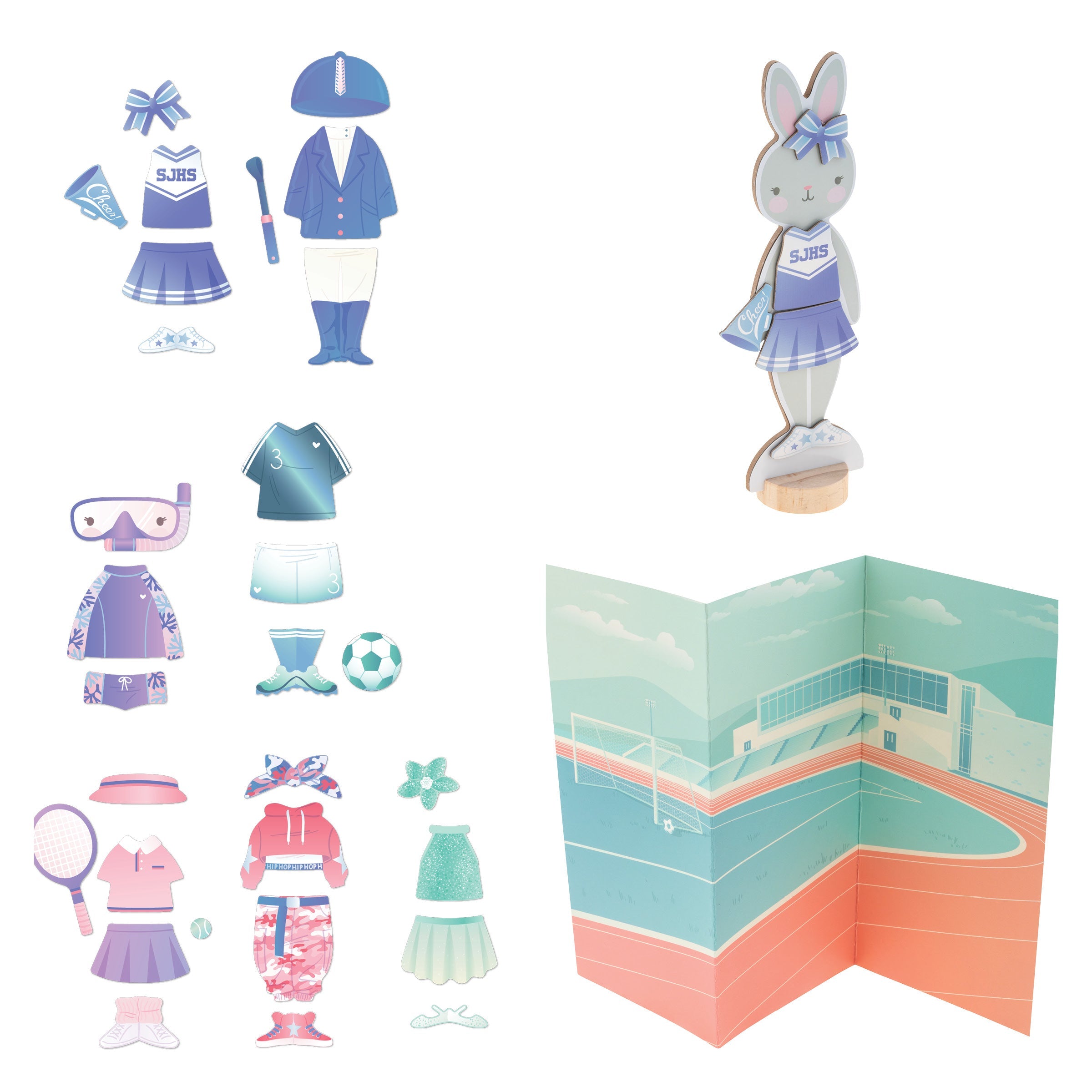 Magnetic Dress Up Puppen