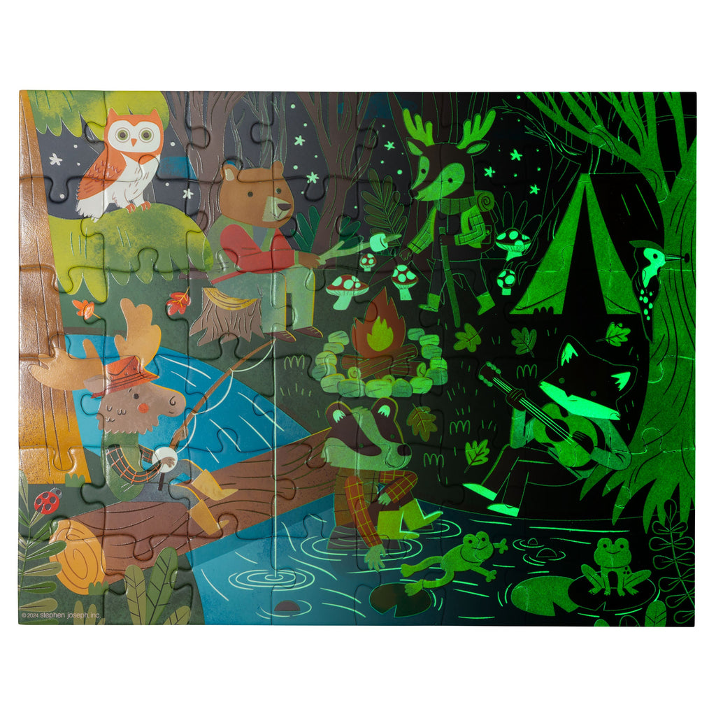 Im Dunkeln leuchtendes Puzzle