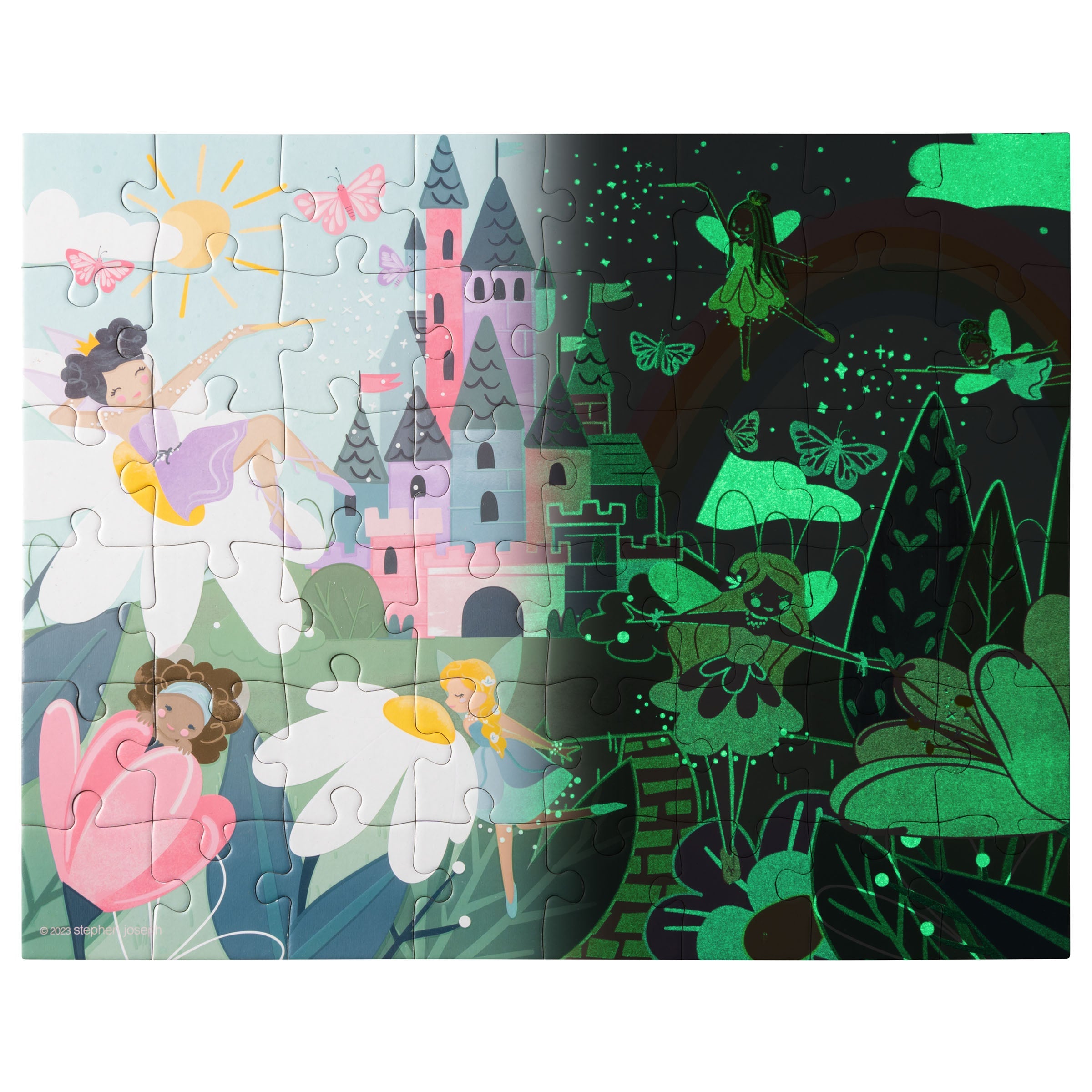 Im Dunkeln leuchtendes Puzzle