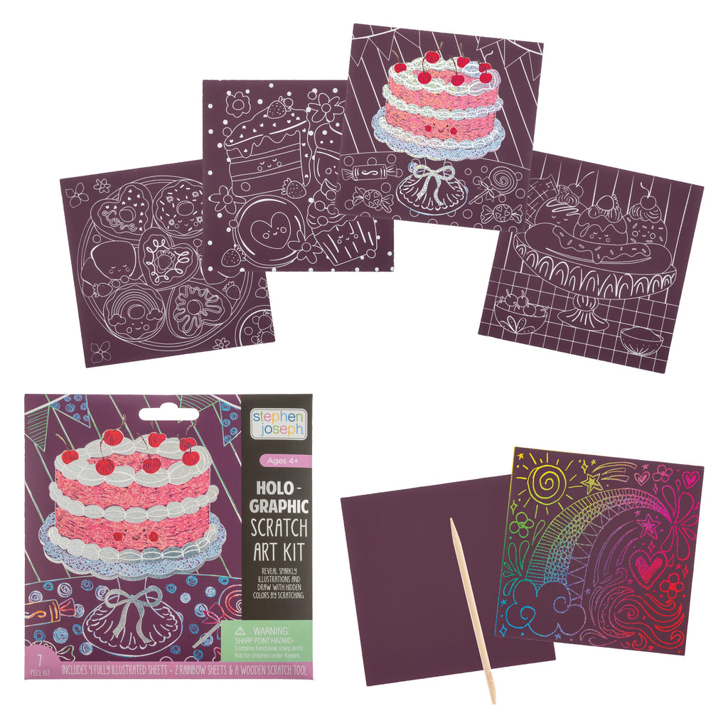 Holographische Scratch Art