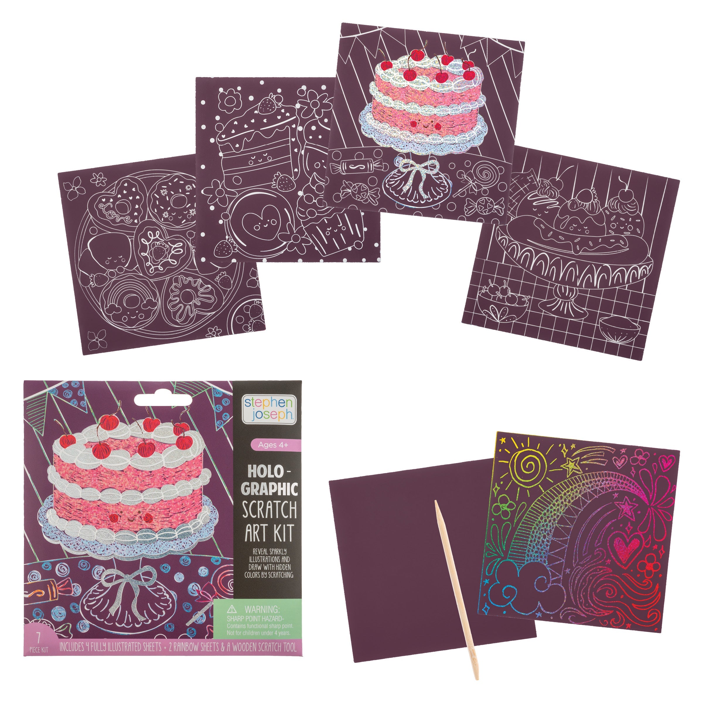 Holographische Scratch Art