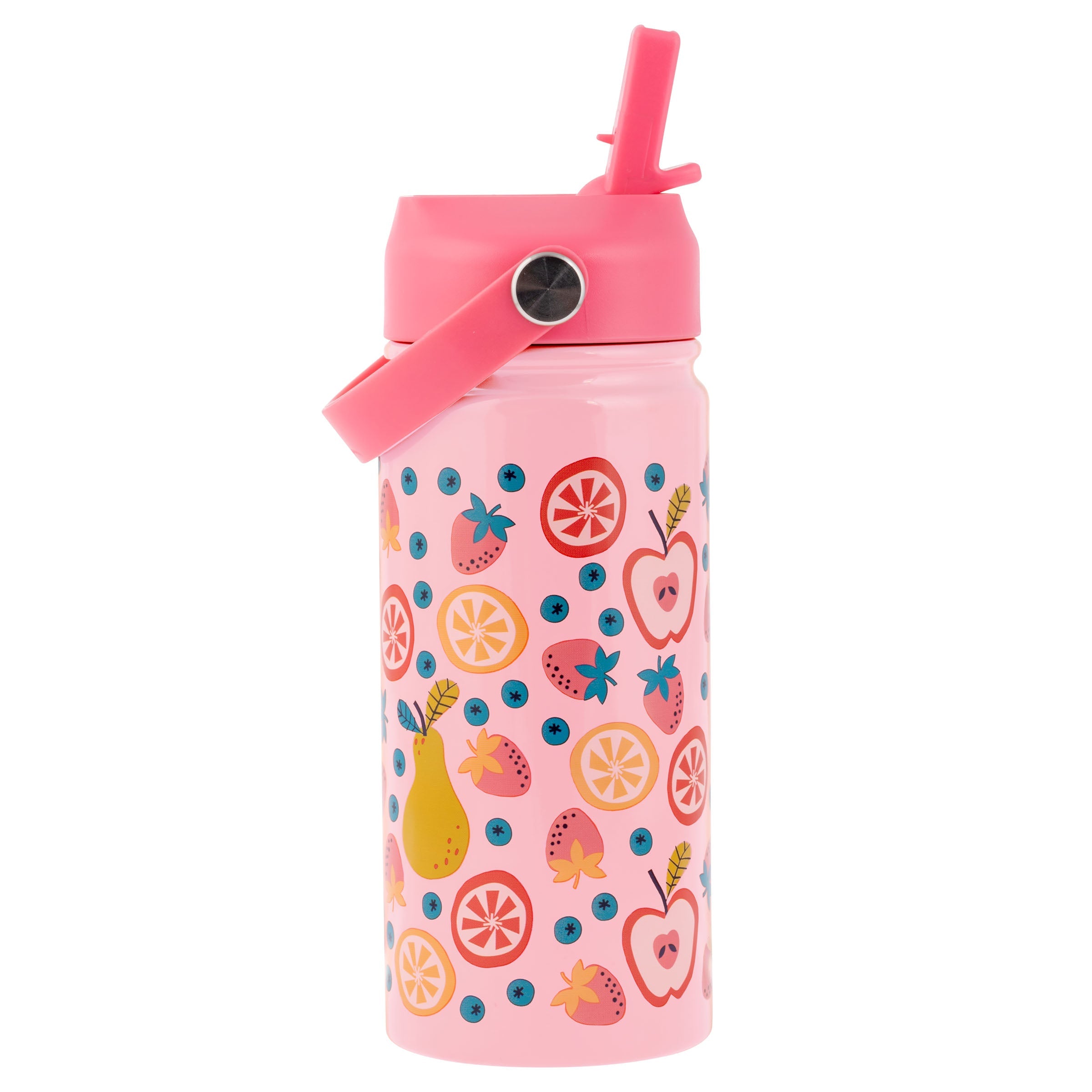 Isolierte Wasserflasche aus rostfreiem Stahl mit Griff