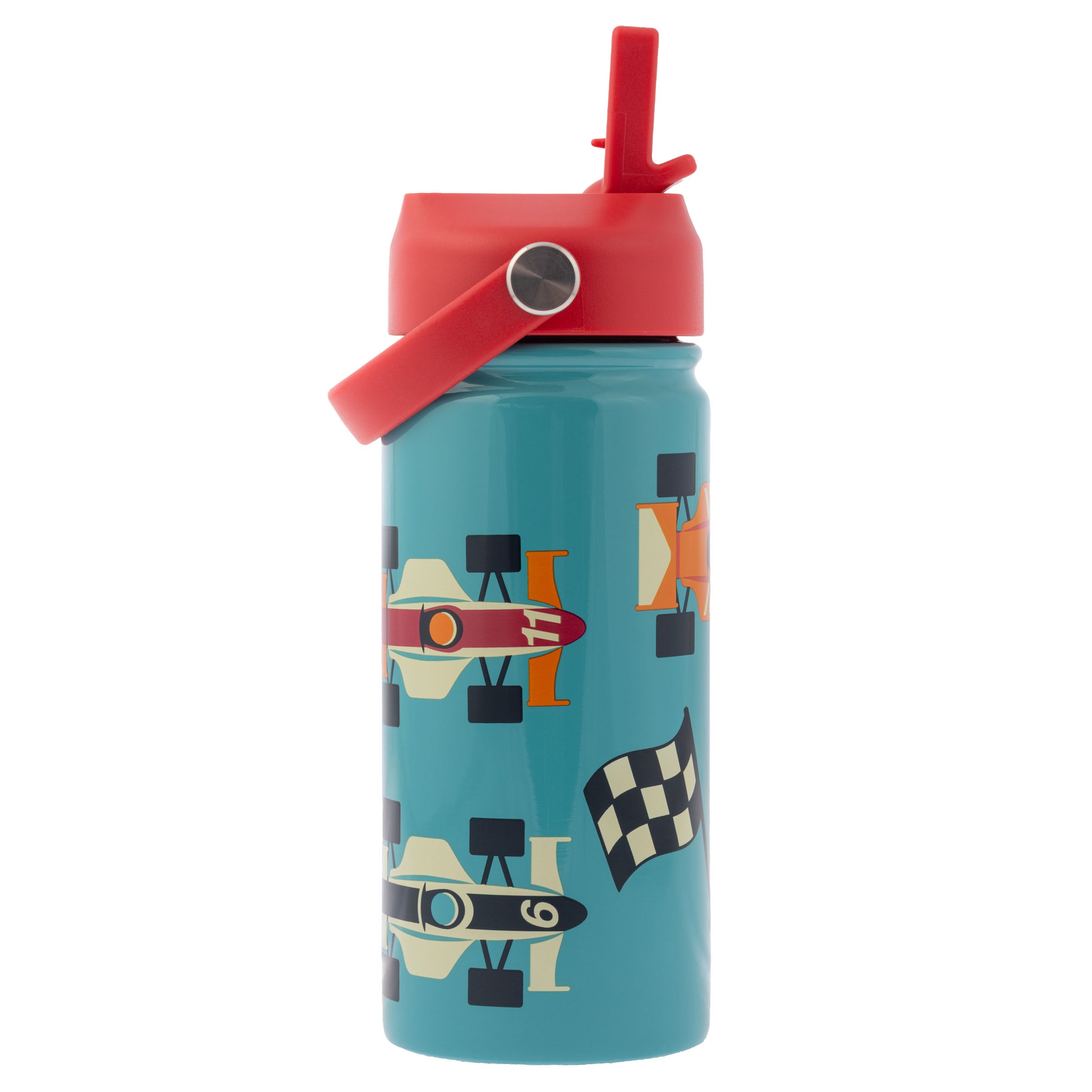 Isolierte Wasserflasche aus rostfreiem Stahl mit Griff