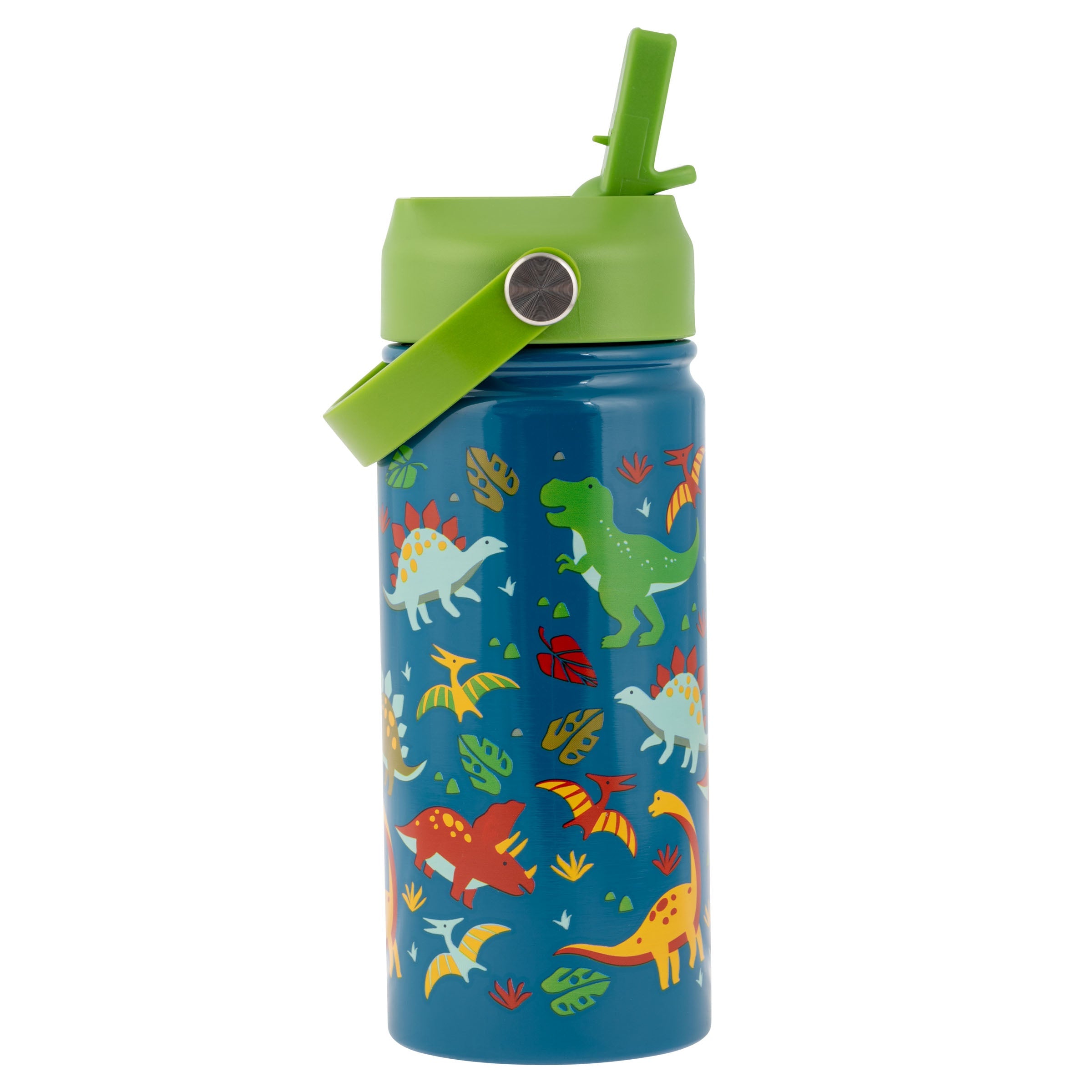 Isolierte Wasserflasche aus rostfreiem Stahl mit Griff