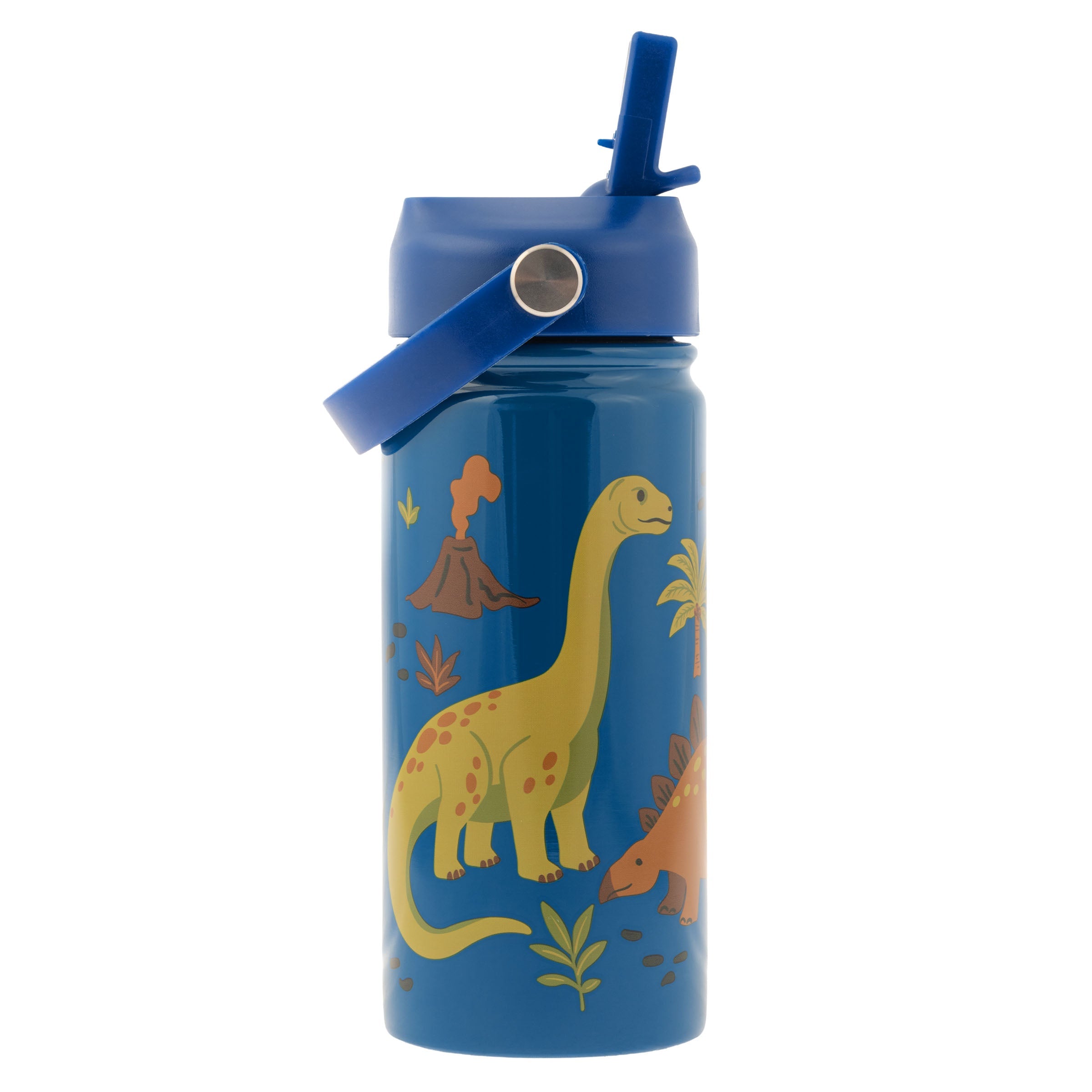 Isolierte Wasserflasche aus rostfreiem Stahl mit Griff