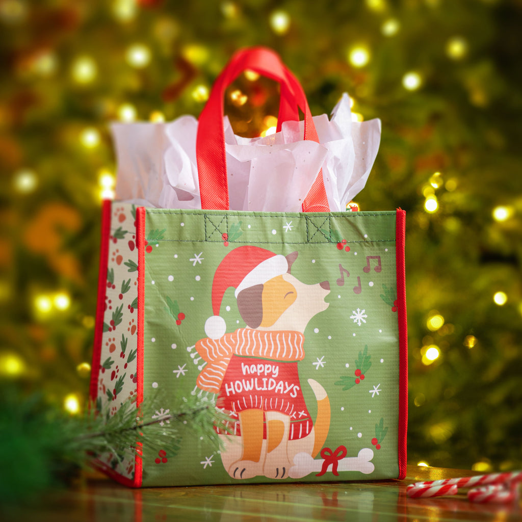 Große recycelte Geschenktaschen
